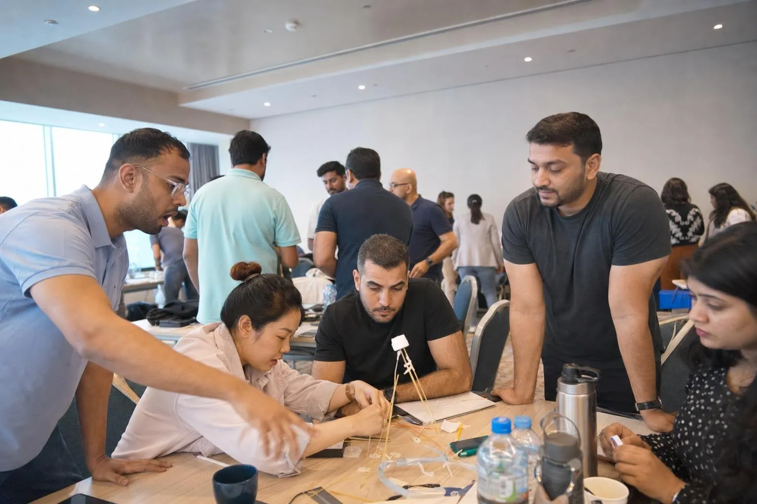 A team mid-programme on Cool Down — Dubai, activity venue or hotel function space, matched to group size.