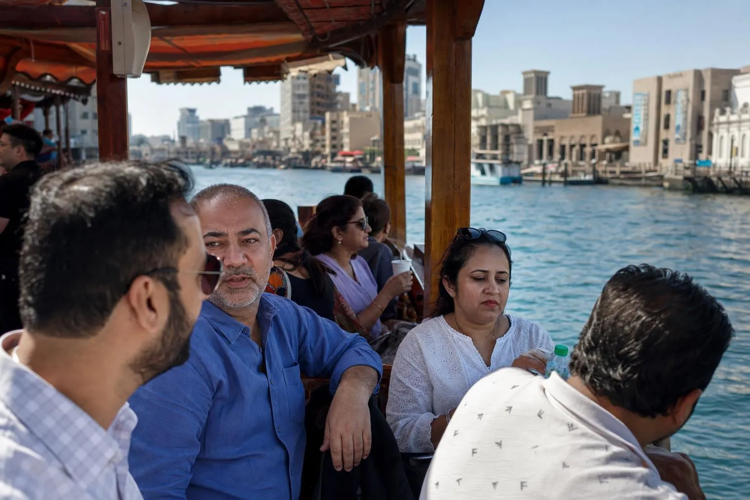 A team mid-programme on Creek Heritage — Dubai Creek, Deira / Al Seef.